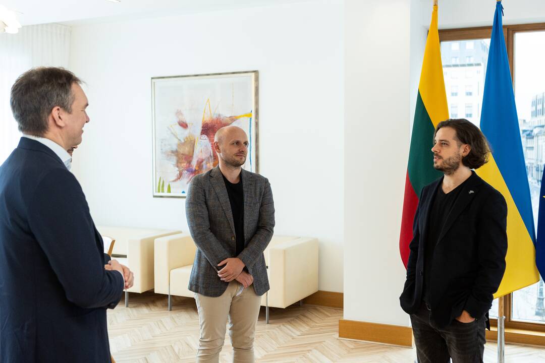 I. Šimonytė susitiko su startuolio „Nord Security“ įkūrėjais