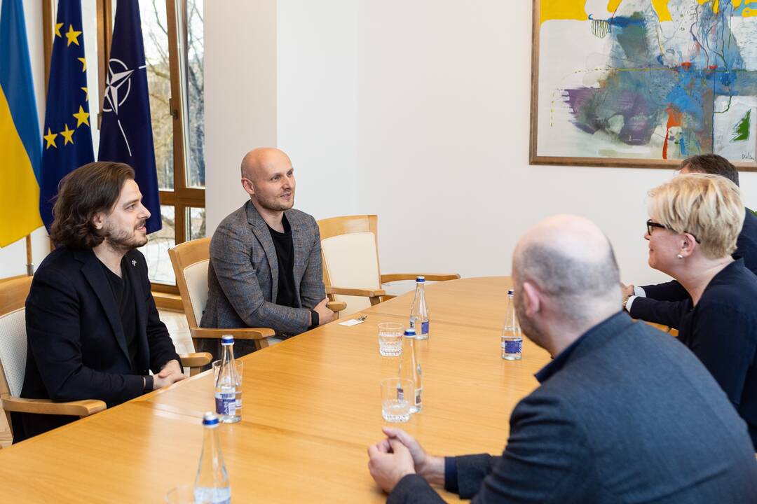 I. Šimonytė susitiko su startuolio „Nord Security“ įkūrėjais