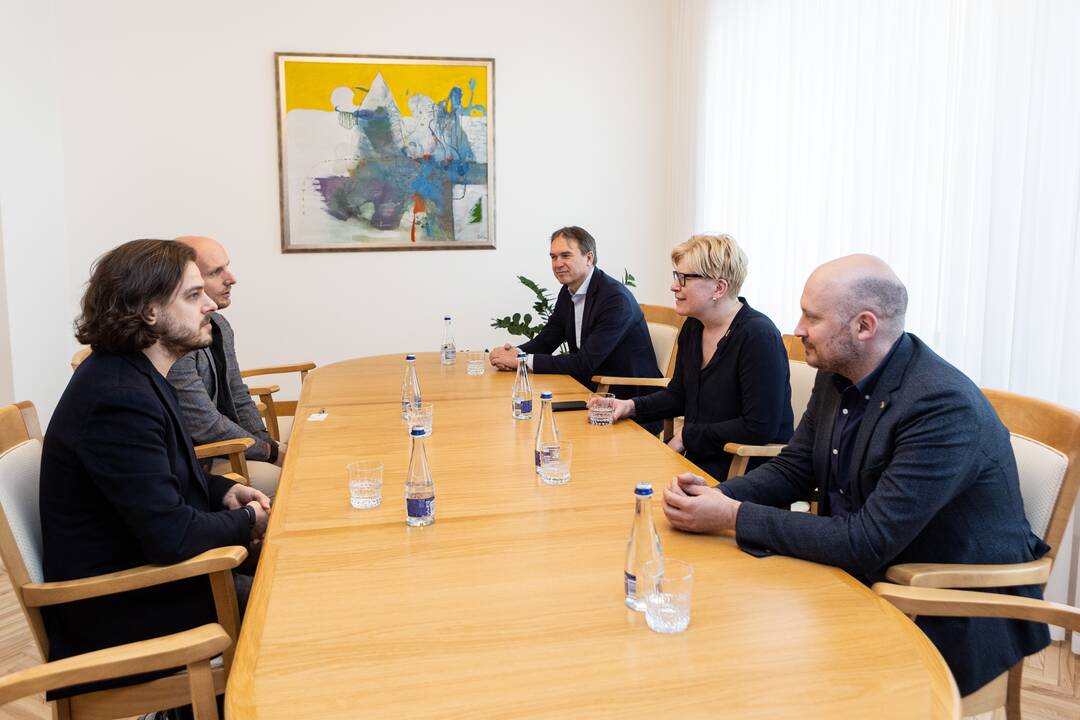 I. Šimonytė susitiko su startuolio „Nord Security“ įkūrėjais
