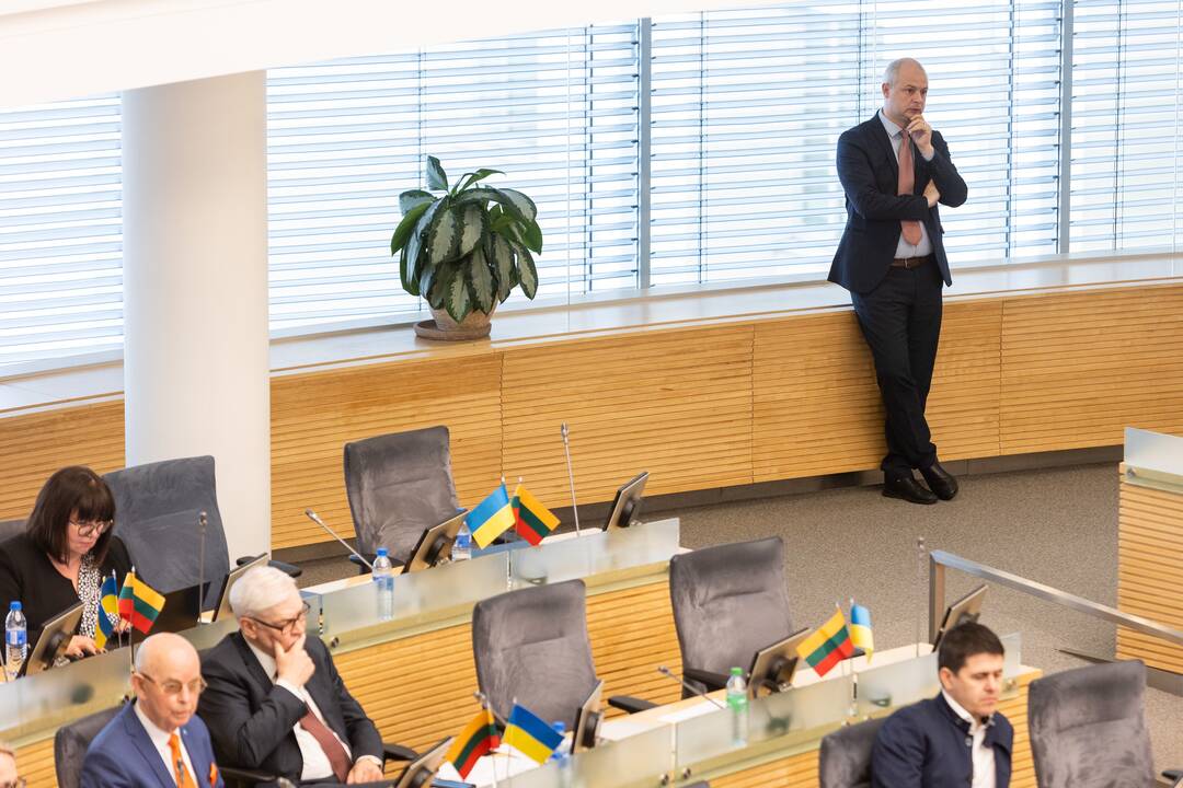 Seime premjerė pristatė praėjusių metų Vyriausybės veiklos ataskaitą