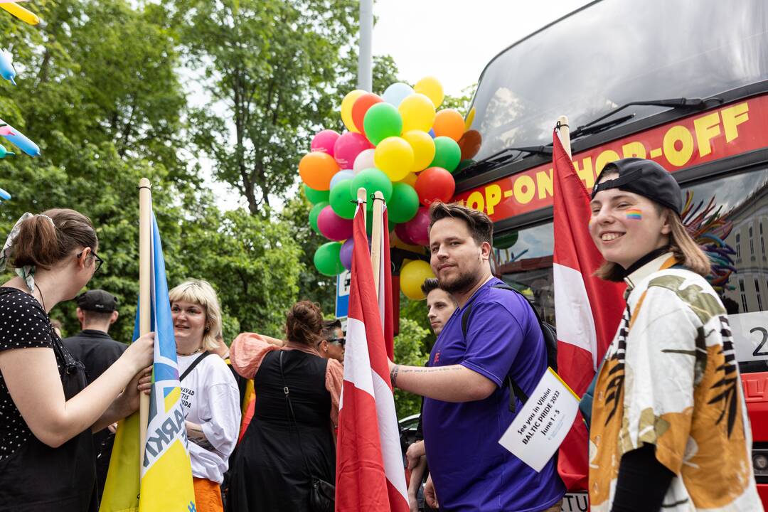 Vilniuje vyksta „Baltic Pride“ eitynės