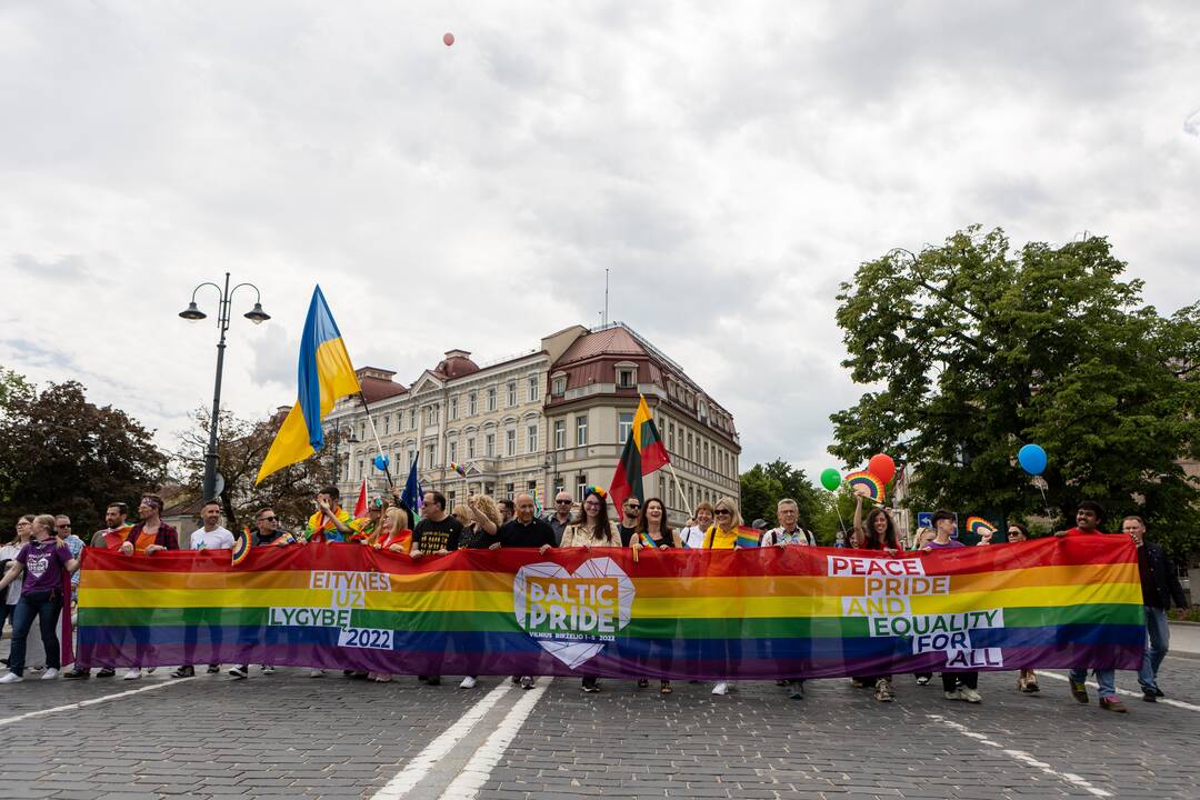 Vilniuje vyksta „Baltic Pride“ eitynės
