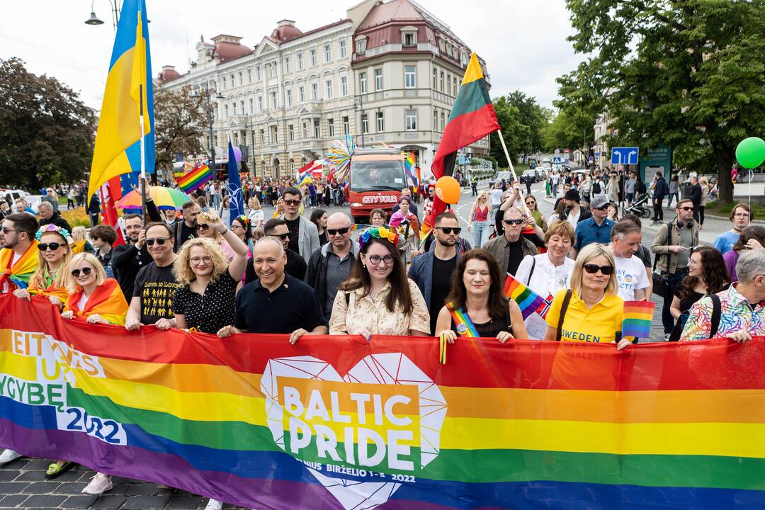 Vilniuje vyksta „Baltic Pride“ eitynės