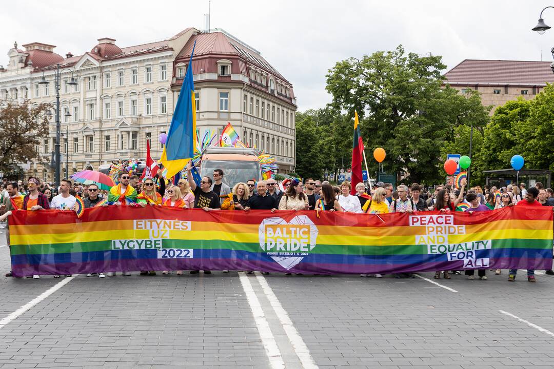 Vilniuje vyksta „Baltic Pride“ eitynės