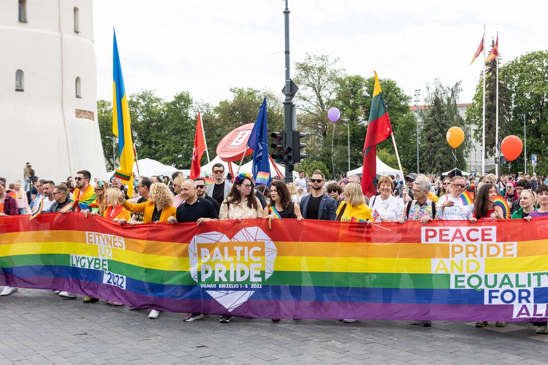 Vilniuje vyksta „Baltic Pride“ eitynės