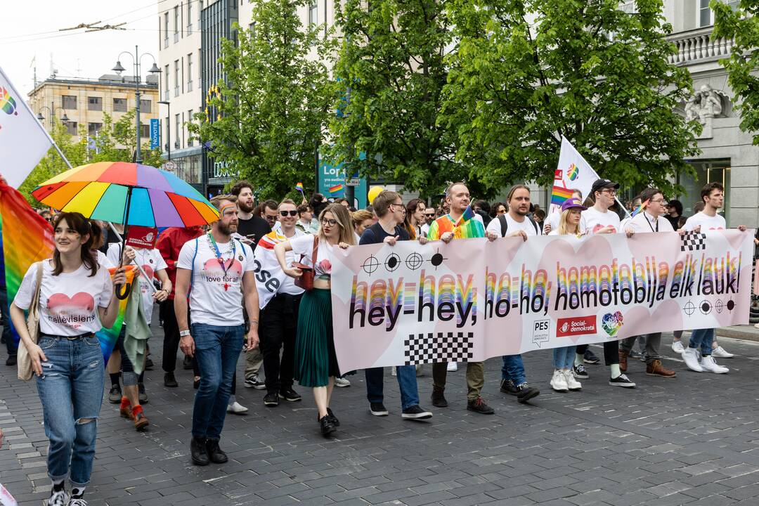 Vilniuje vyksta „Baltic Pride“ eitynės