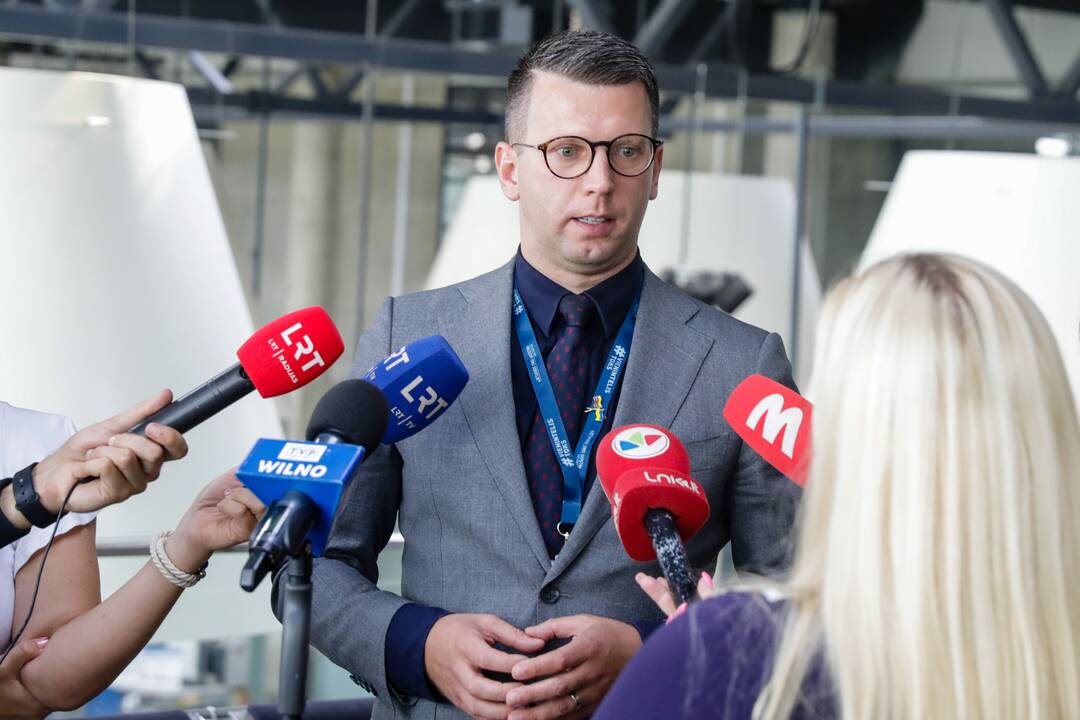 M. Skuodžio vizitas Kauno oro uoste