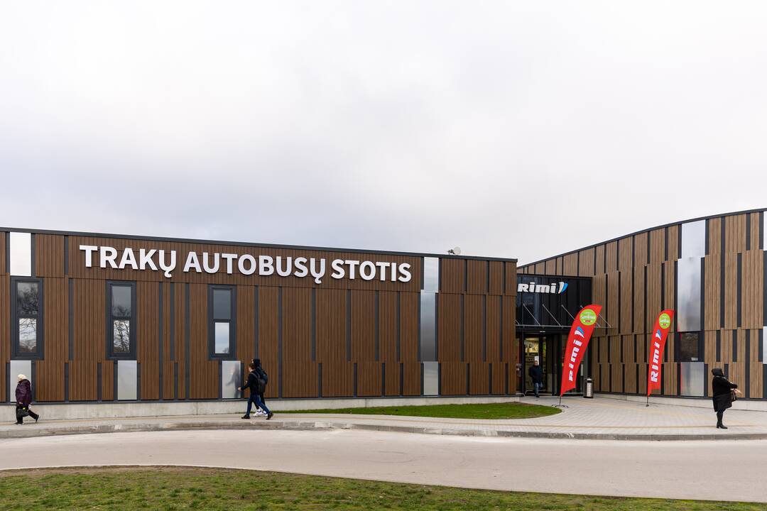 Trakuose atidaryta nauja autobusų stotis