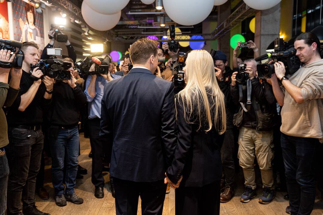 V. Benkunskas švenčia pergalę mero rinkimuose