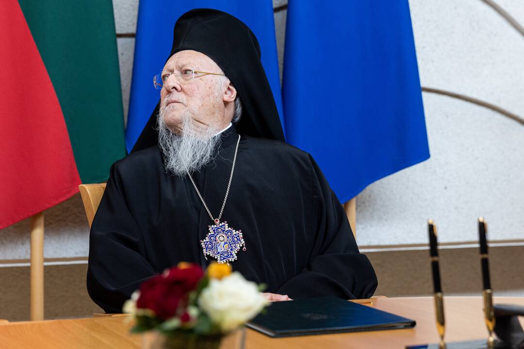 I. Šimonytė susitiko su Konstantinopolio patriarchu Baltramiejumi I