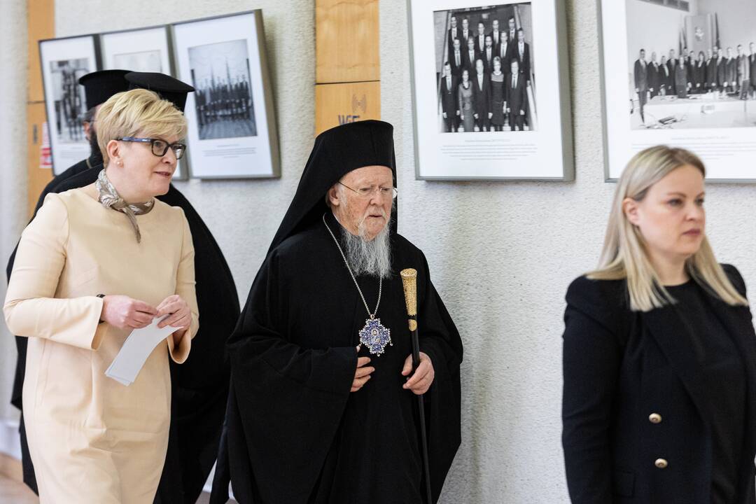 I. Šimonytė susitiko su Konstantinopolio patriarchu Baltramiejumi I