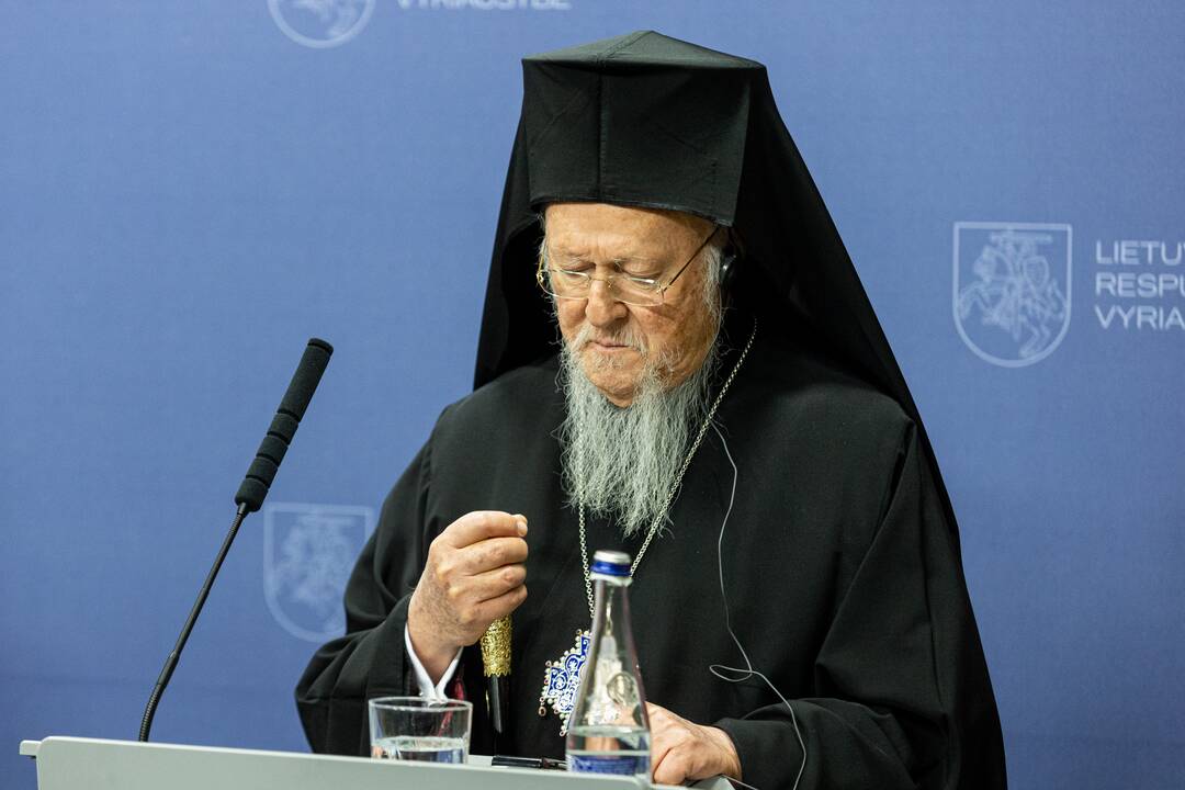 I. Šimonytė susitiko su Konstantinopolio patriarchu Baltramiejumi I