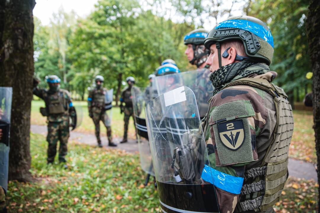 Šaulių pratybos Kauno rajone