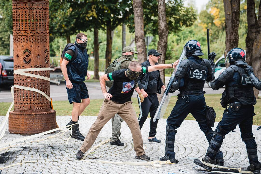 Šaulių pratybos Kauno rajone