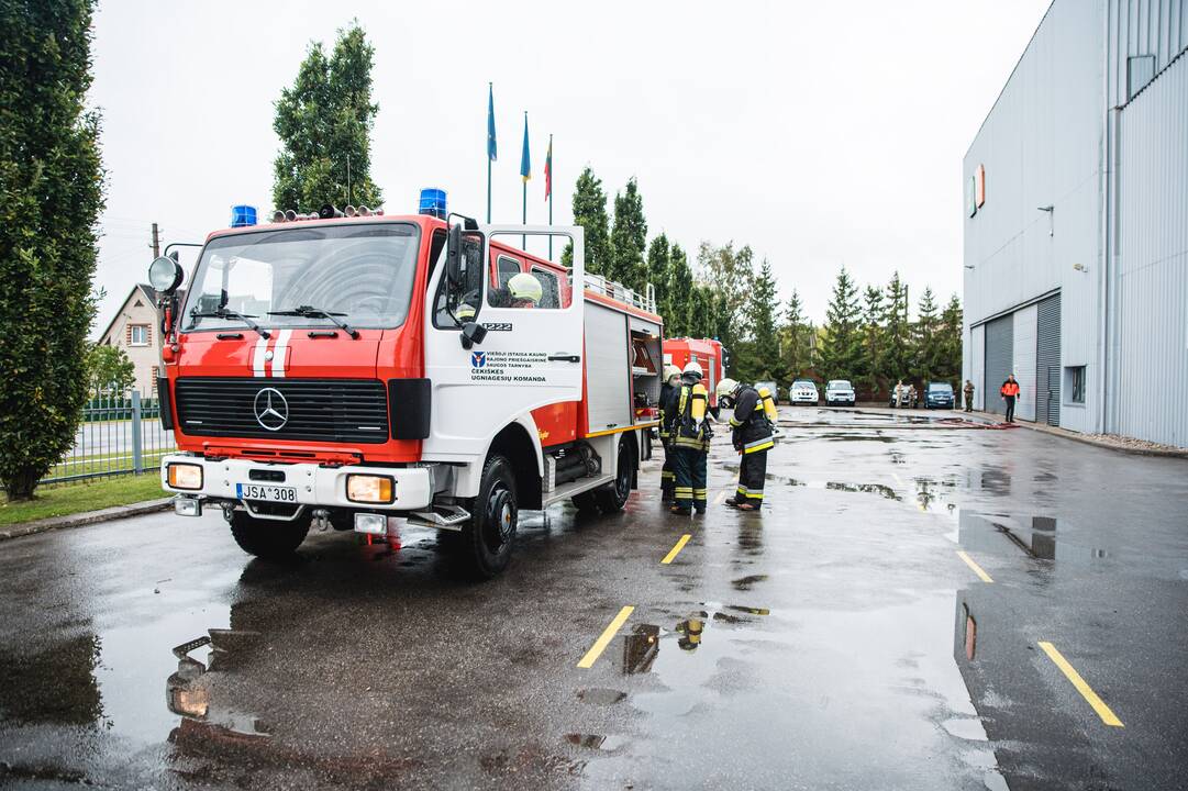 Šaulių pratybos Kauno rajone
