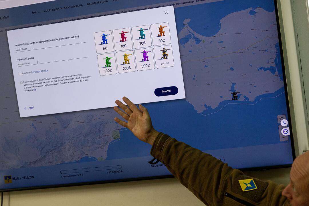 „Blue/Yellow“ pristato naują paramos projektą