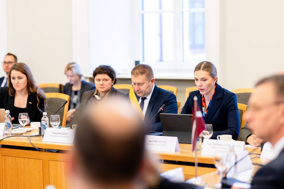 A. Bilotaitė susitiko su septynių šalių vidaus reikalų ministrais