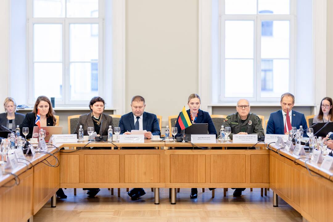 A. Bilotaitė susitiko su septynių šalių vidaus reikalų ministrais