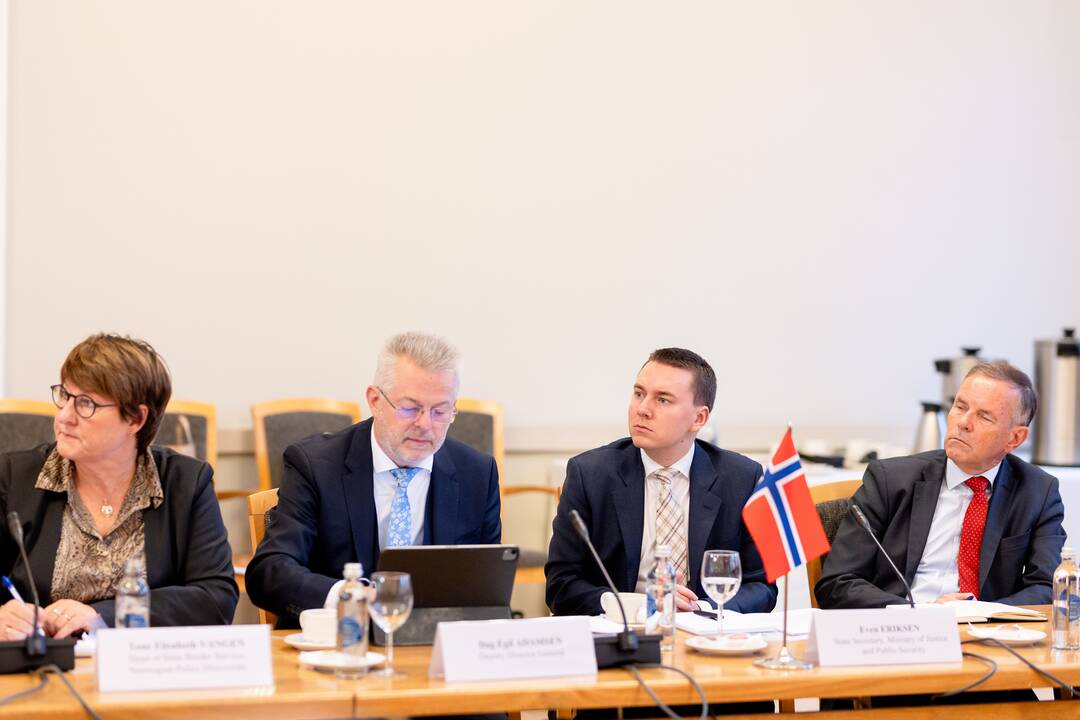 A. Bilotaitė susitiko su septynių šalių vidaus reikalų ministrais