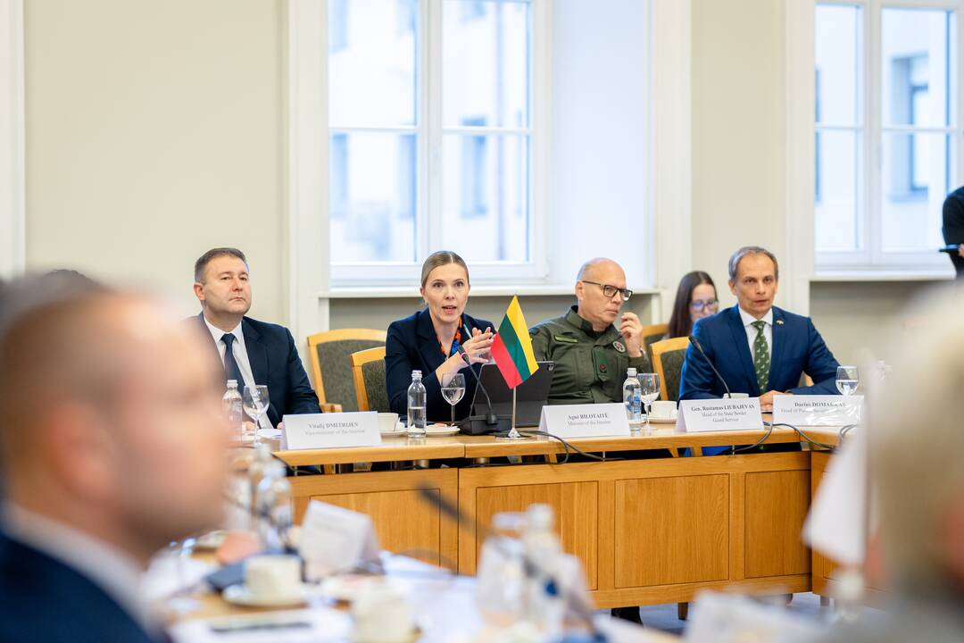 A. Bilotaitė susitiko su septynių šalių vidaus reikalų ministrais