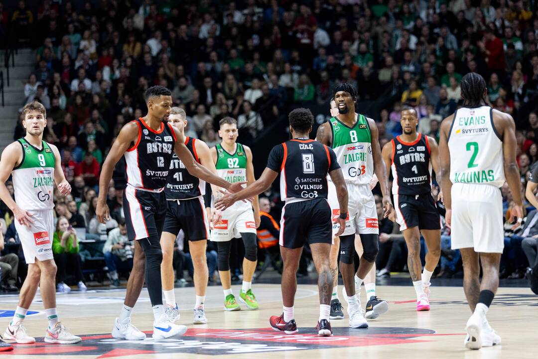 LKL rungtynės: Vilniaus „Rytas“ – Kauno „Žalgiris“