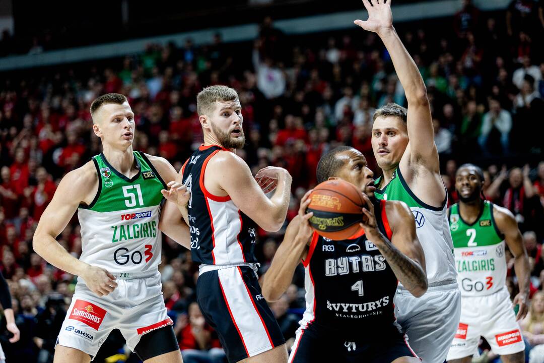 LKL rungtynės: Vilniaus „Rytas“ – Kauno „Žalgiris“