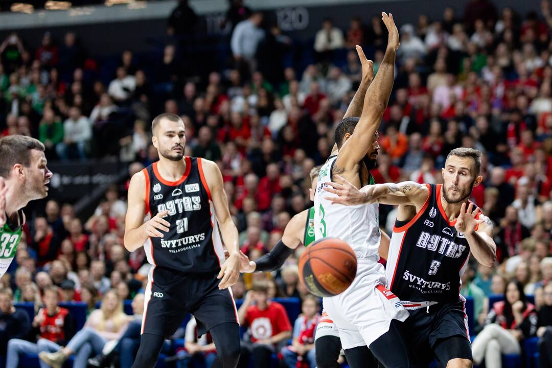LKL rungtynės: Vilniaus „Rytas“ – Kauno „Žalgiris“