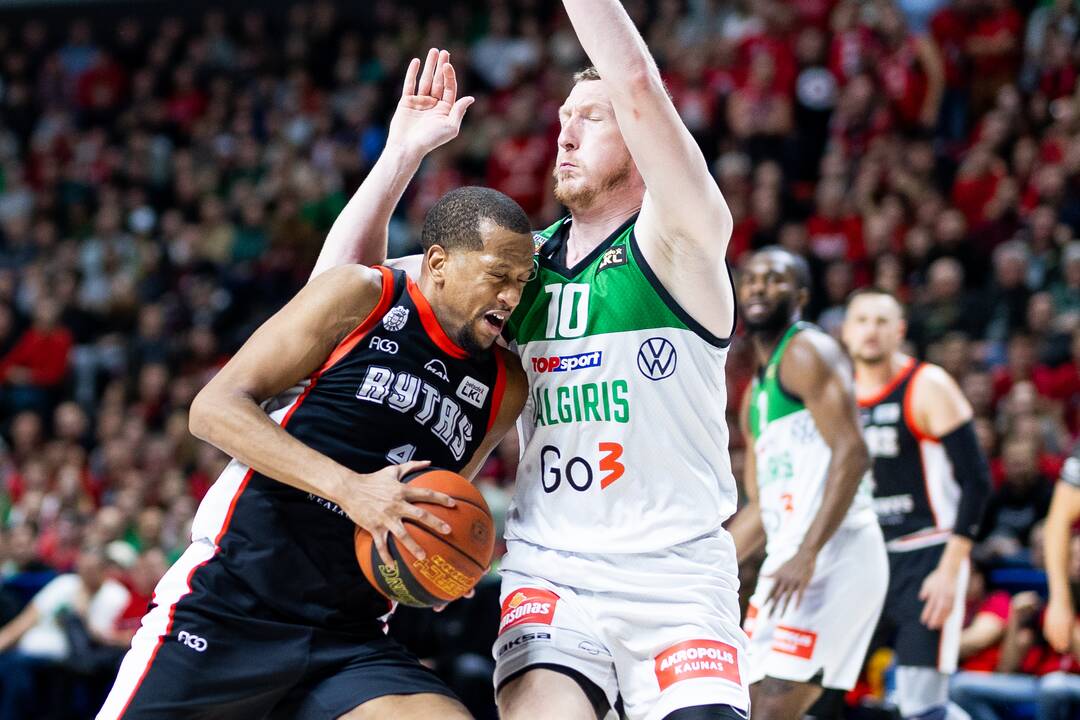 LKL rungtynės: Vilniaus „Rytas“ – Kauno „Žalgiris“