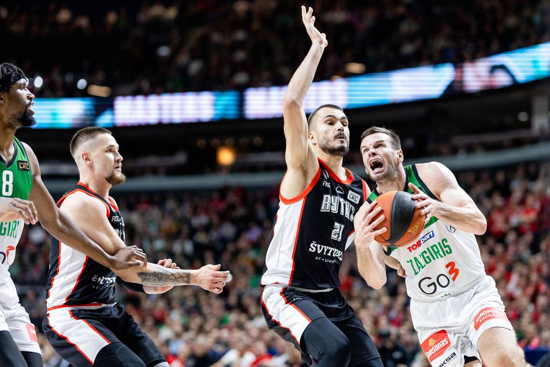 LKL rungtynės: Vilniaus „Rytas“ – Kauno „Žalgiris“