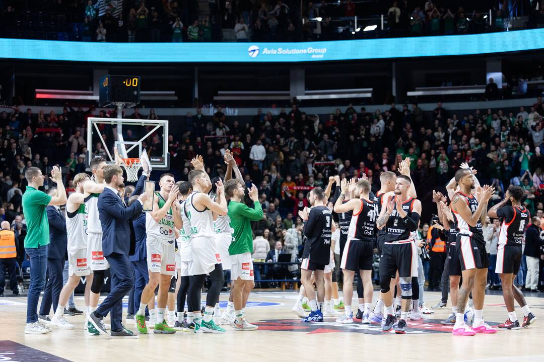 LKL rungtynės: Vilniaus „Rytas“ – Kauno „Žalgiris“