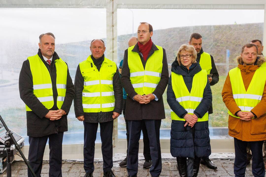 Tunelio kelių Lentvaris–Vievis sankirtoje atidarymas