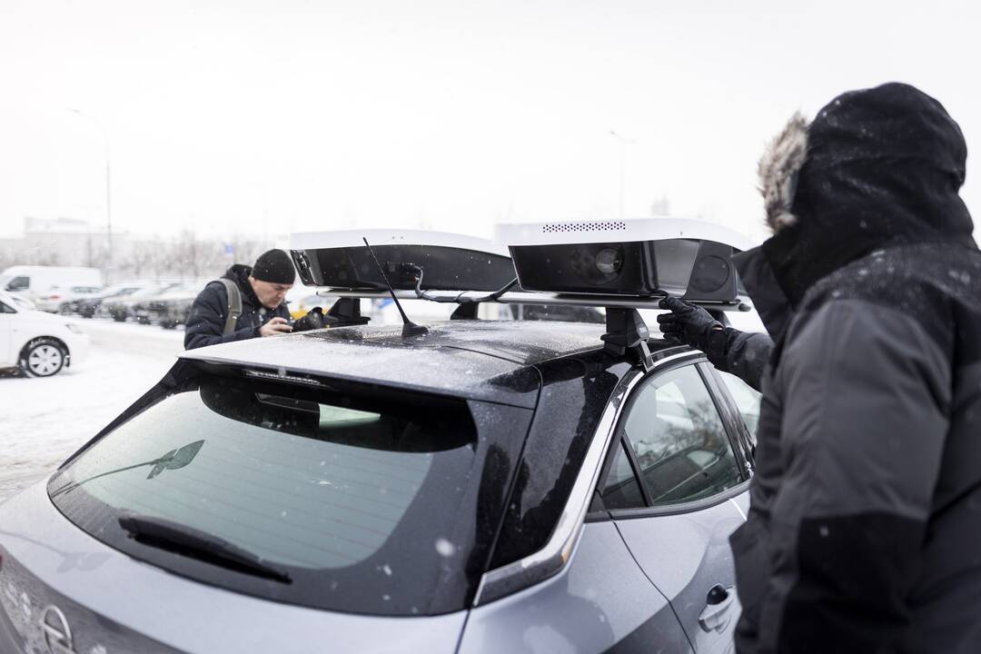 Vilniuje pristatytas e. kontrolės automobilis