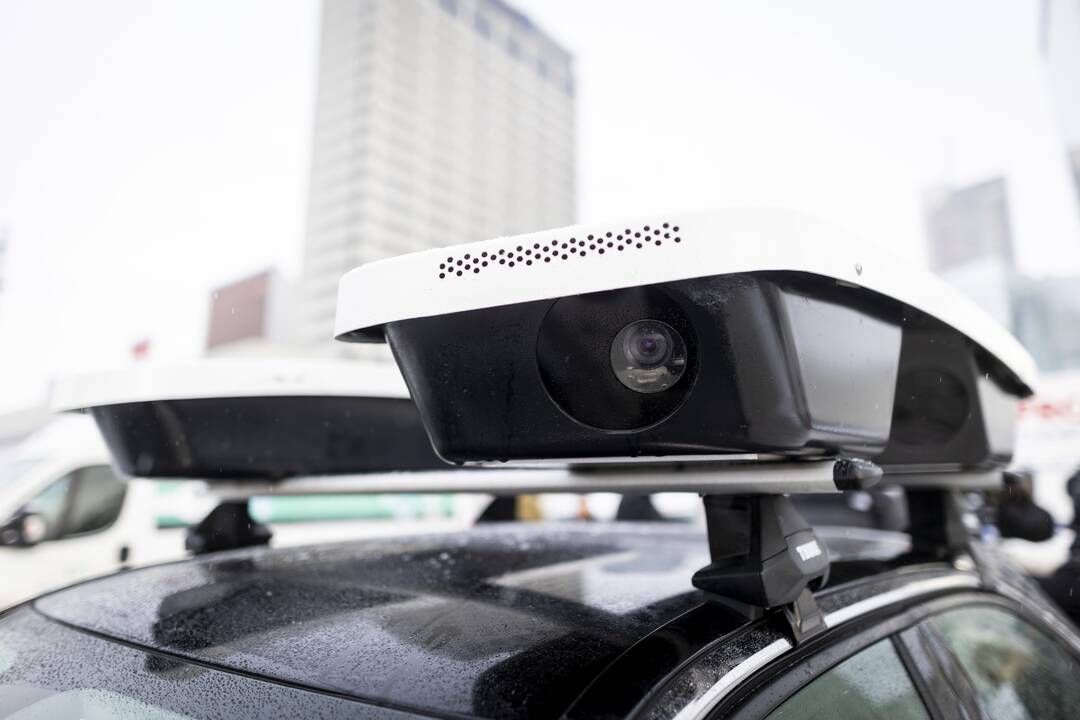 Vilniuje pristatytas e. kontrolės automobilis