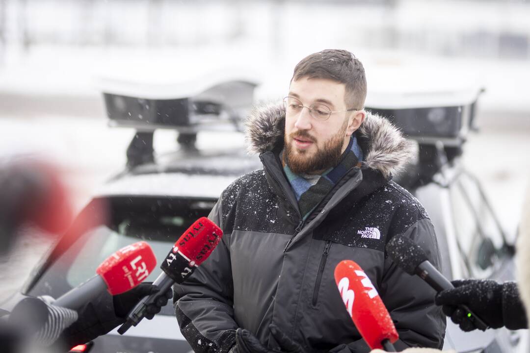 Vilniuje pristatytas e. kontrolės automobilis