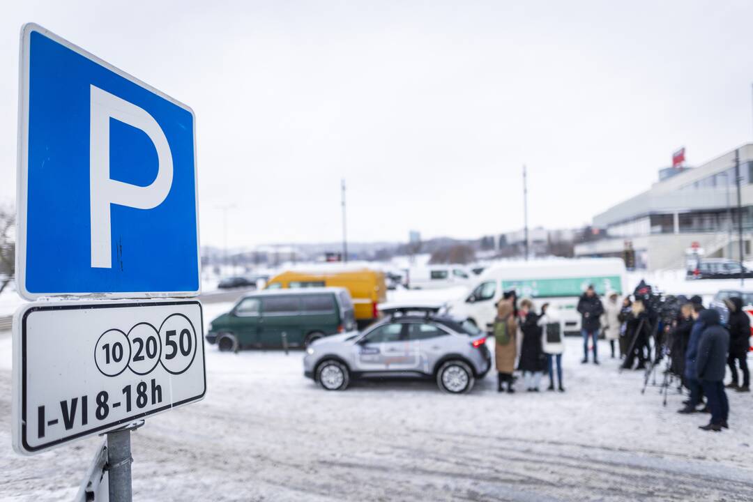 Vilniuje pristatytas e. kontrolės automobilis
