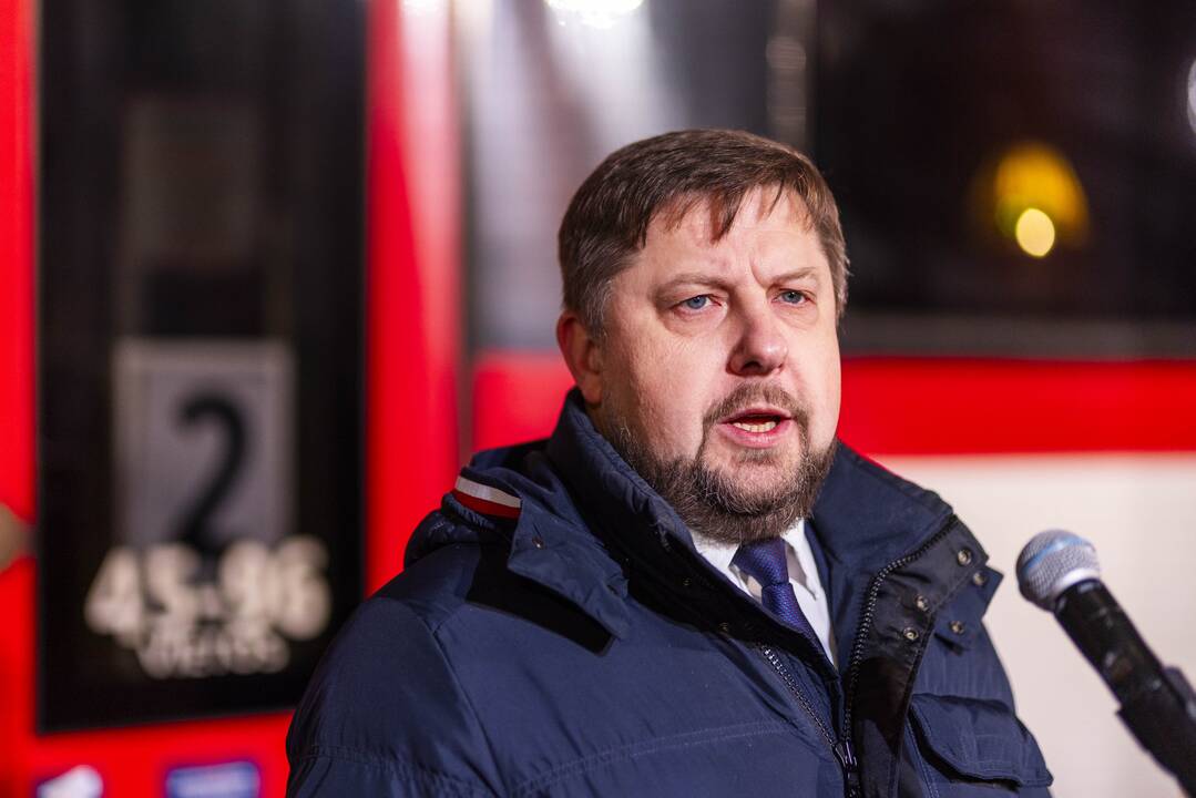 Išvyko pirmasis traukinys iš Vilniaus į Rygą