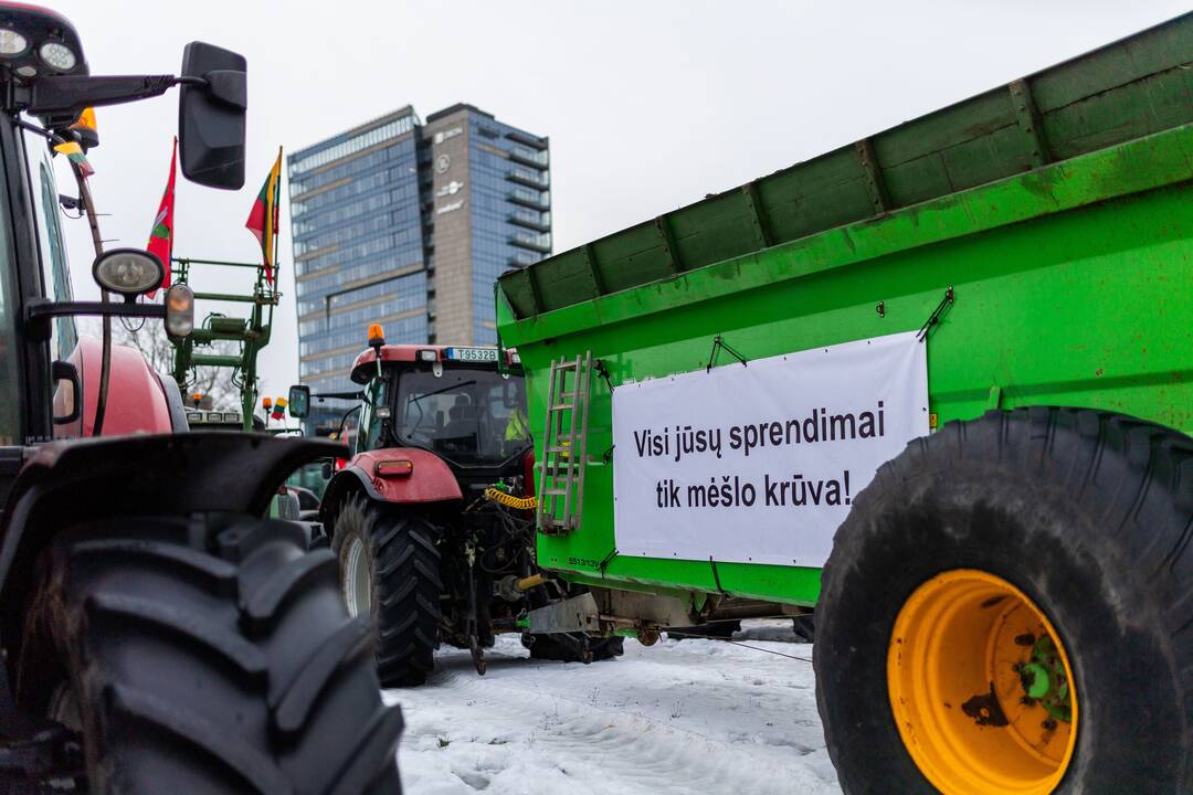 Ūkininkų protestas Vilniuje