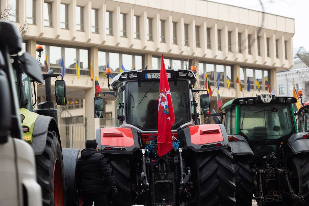 Ūkininkų protestas Vilniuje