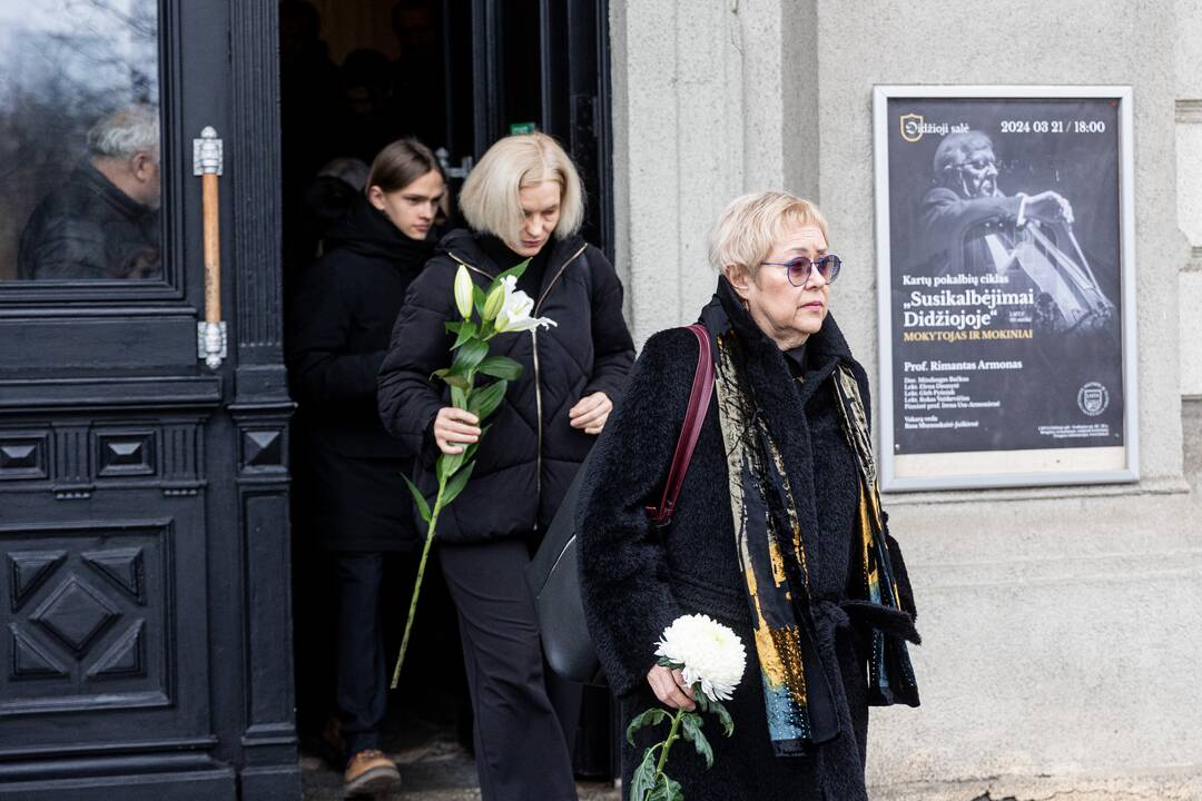 Atsisveikinimas su režisieriumi R. Tuminu