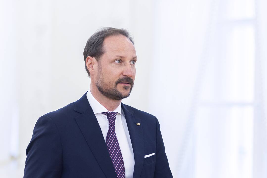 G. Nausėda susitiko su Norvegijos sosto įpėdiniu kronprincu Haakonu