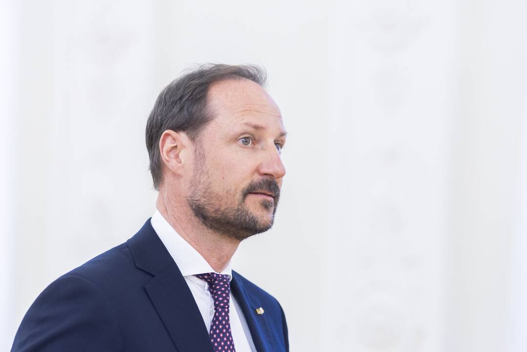 G. Nausėda susitiko su Norvegijos sosto įpėdiniu kronprincu Haakonu