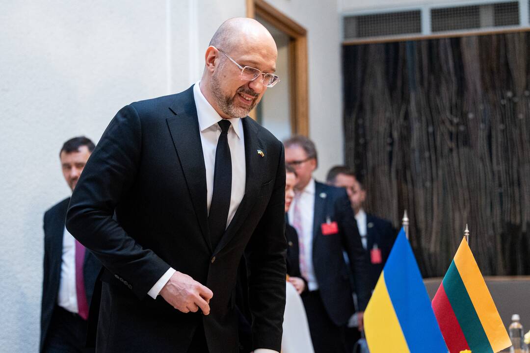I. Šimonytė susitiko su Ukrainos premjeru D. Šmyhaliu