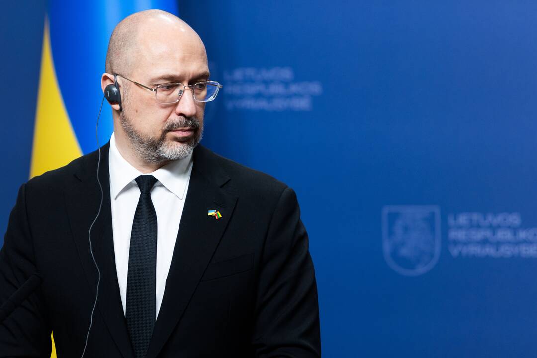 I. Šimonytė susitiko su Ukrainos premjeru D. Šmyhaliu