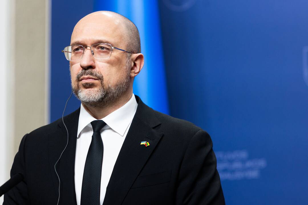 I. Šimonytė susitiko su Ukrainos premjeru D. Šmyhaliu