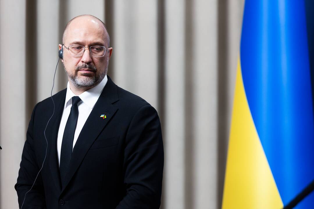 I. Šimonytė susitiko su Ukrainos premjeru D. Šmyhaliu