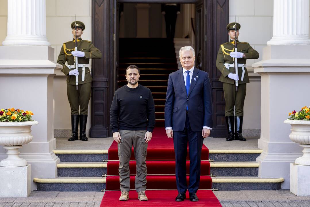 G. Nausėda susitiko su V. Zelenskiu
