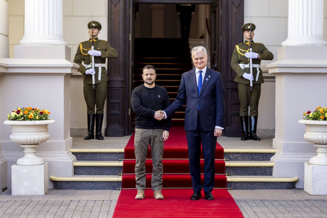 G. Nausėda susitiko su V. Zelenskiu