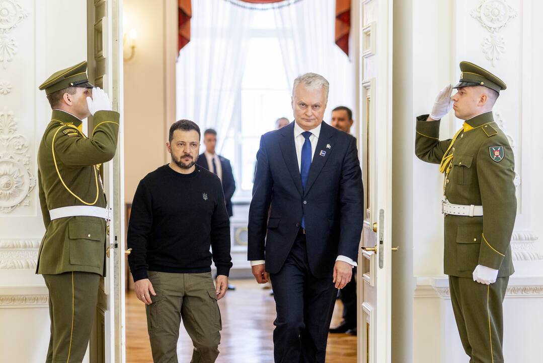 G. Nausėda susitiko su V. Zelenskiu