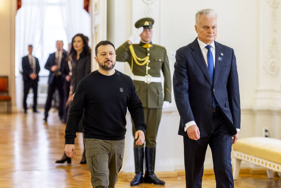 G. Nausėda susitiko su V. Zelenskiu
