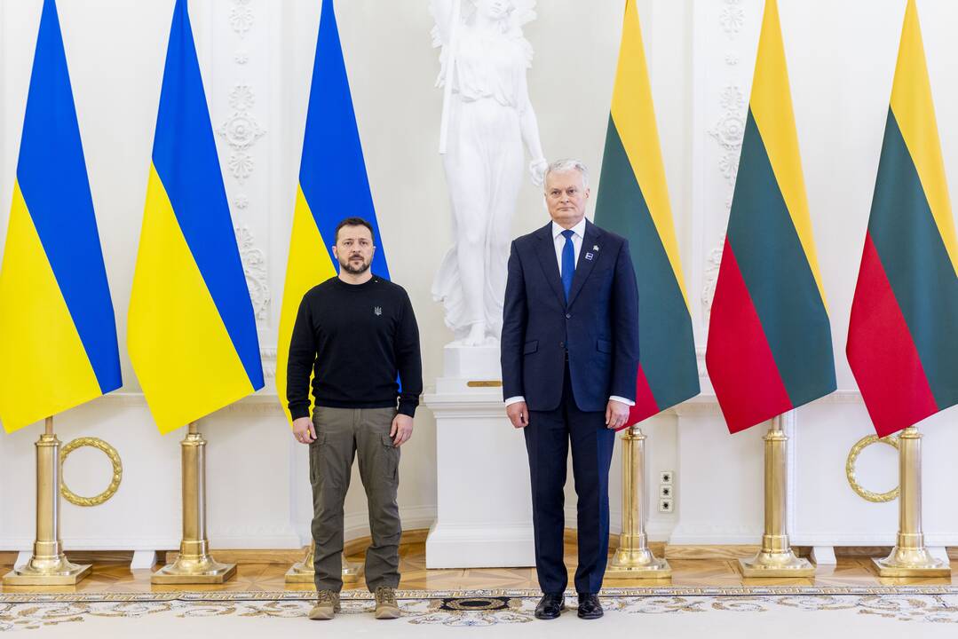 G. Nausėda susitiko su V. Zelenskiu